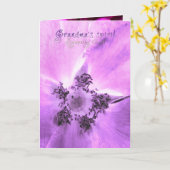 祖母の精神、悔やみや弔慰カード カード (黄色い花)