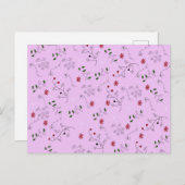 祖母の花園の模様 シーズンポストカード (正面/裏面)