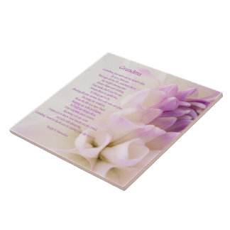 祖母の詩歌のコレクター タイル