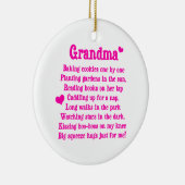 祖母の詩 セラミックオーナメント (右)