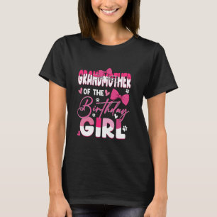 祖母の誕生日ガールキャット子猫ファミリー Tシャツ