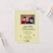 祖母の誕生日 カード (正面/裏面インサイチュ)