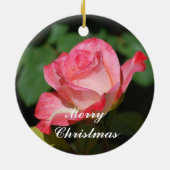 祖母の赤くおよび黄色およびピンクのバラのオーナメント セラミックオーナメント (裏面)