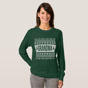 祖母の醜いクリスマスのセーター Tシャツ