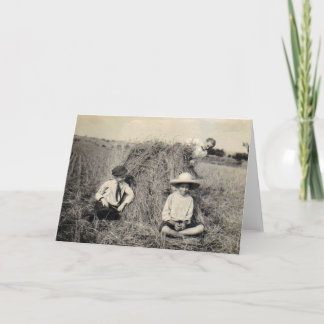 祖母の驚き カード