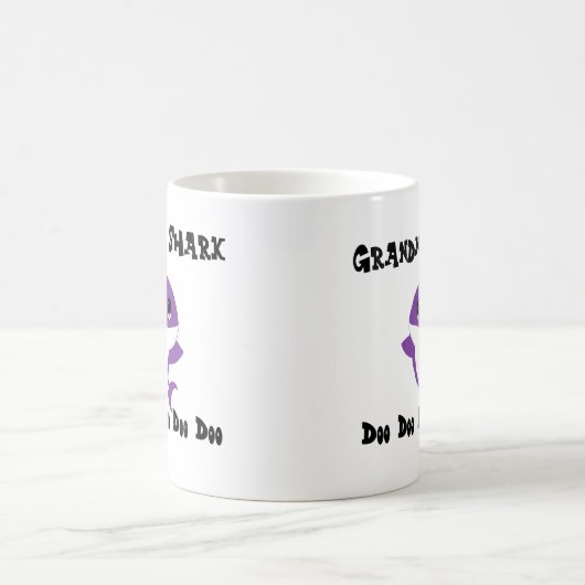 祖母の鮫のコーヒー・マグ コーヒーマグカップ (中央)