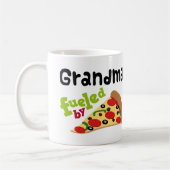祖母の(おもしろいな)ピザ コーヒーマグカップ (左)