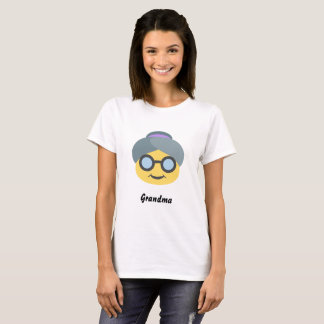 祖母のEmojiの基本的なTシャツ Tシャツ