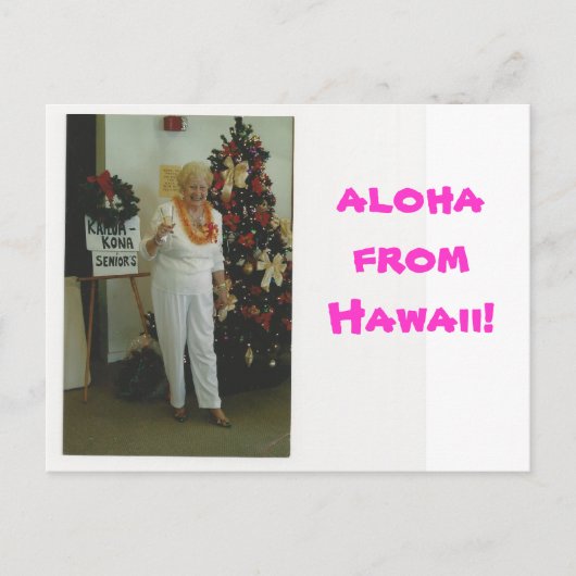 祖母のPatの郵便はがき ポストカード (正面)