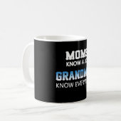 祖母はすべてを知っています コーヒーマグカップ (正面左)