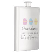 祖母はつや消しの多くを持つお母さんです フラスク (右)