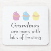 祖母はつや消しの多くを持つお母さんです マウスパッド (正面)