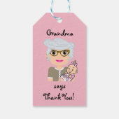 祖母はギフトになるラベル ギフトタグ (裏面)