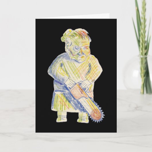 祖母は健康なカードを得ます カード (正面)