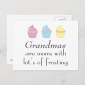 祖母は多くのつや消しを持つ ポストカード (正面/裏面)