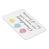 祖母は多くのつや消しを持つ マグネット (右側)