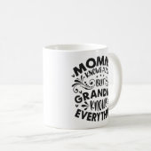 祖母は母の日を知っている コーヒーマグカップ (正面右)