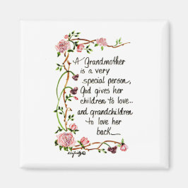 祖母は特別な人だ マグネット