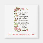 祖母は特別な人だ マグネット (正面)