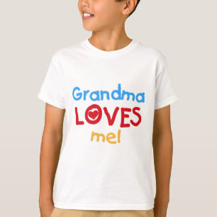 祖母は私をTシャツおよびギフト愛します Tシャツ