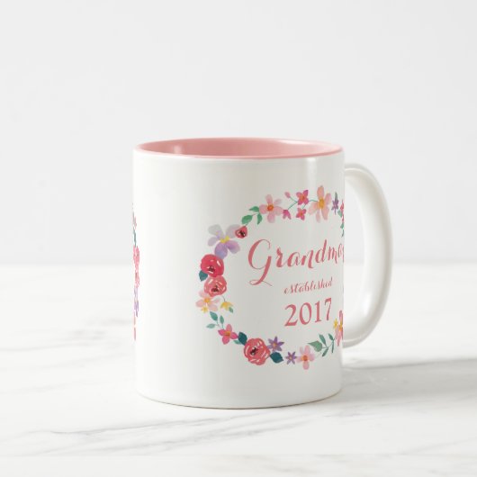 祖母は20を確立しました-- カスタムなギフトのマグ ツートーンマグカップ (正面右)