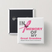 祖母を思い出す乳素晴らしがん 缶バッジ (正面&裏面)