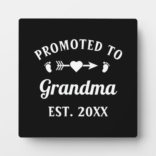 祖母アブエラノナナンナが祖母に昇進 フォトプラーク (正面)