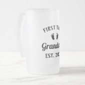 祖母アブエラ ノンナ グラミー 初孫の祖母 フロストグラスビールジョッキ (正面左)