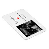 祖母カスタムの超音波写真ギフト マグネット (右側)