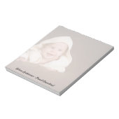 祖母カスタムベビー写真孫 ノートパッド (回転)