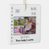 祖母セラミック写真オーナメント セラミックオーナメント (右)