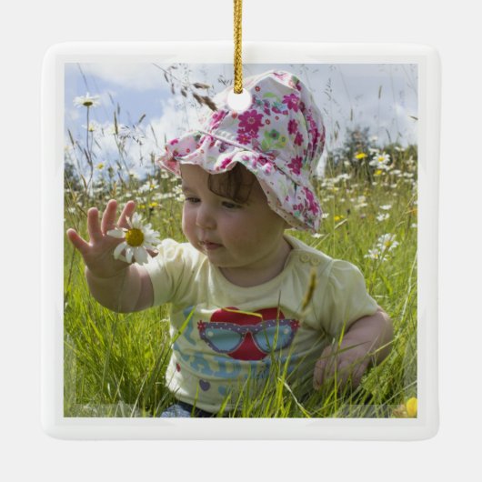 祖母セラミック写真オーナメント セラミックオーナメント (裏面)