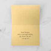 祖母ハッピーバースデートロピカルサンセット カード (内部)