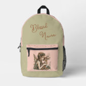 祖母パーソナライズされたナナオムツバッグバックパック プリントバックパック (正面)