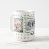 祖母パーソナライズされた用コーヒーマグ コーヒーマグカップ (正面左)