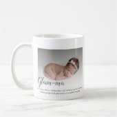 祖母フォトグラーム間 コーヒーマグカップ (左)