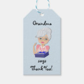 祖母ベビーシャワーギフトラベル ギフトタグ (正面)