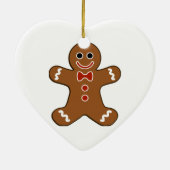 祖母ベーキングオーナメントジンジャーブレッドマン セラミックオーナメント (裏面)