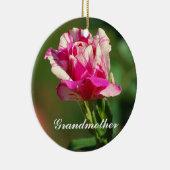 祖母ペパーミントクリスマスバラオーナメント セラミックオーナメント (右)