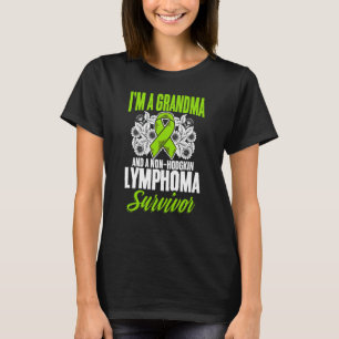 祖母リンパ腫の生存者ノンホジキンリンパ腫あわ Tシャツ