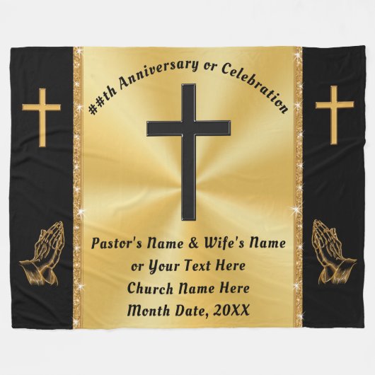 祖母周年記念誕生日 フリースブランケット (正面(横))