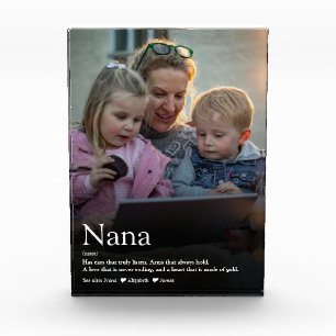 祖母引用文モダンおもしろいクール フォトブロック