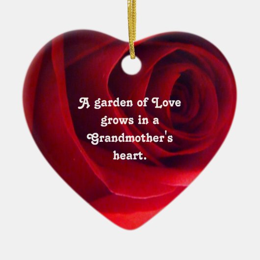 祖母愛ペンダント セラミックオーナメント (正面)