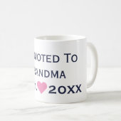 祖母海軍及びピンクのマグに促進される コーヒーマグカップ (正面右)