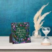 祖母祈りの言葉かわいらしフローラ感動的 フォトプラーク (インサイチュ)