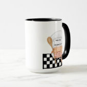 祖母誕生日お洒落格言シェフ料理 マグカップ (正面右)