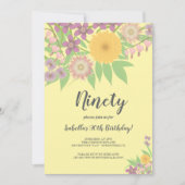 祖母誕生日イベント 招待状 (正面)