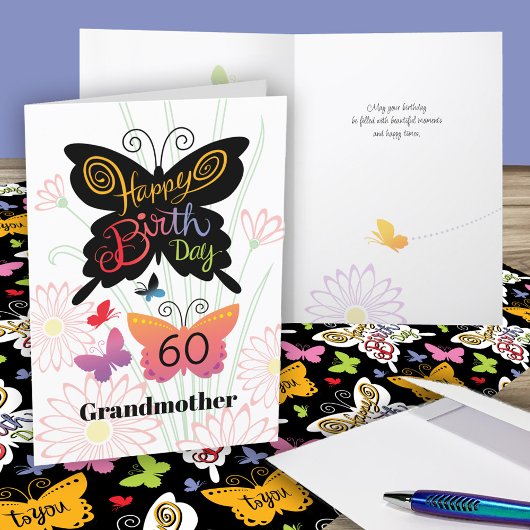 祖母誕生日カード カード