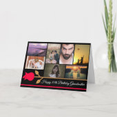 祖母誕生日パーソナライズされたフォトカード カード (正面)