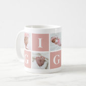 祖母5写真コラージュGigi Mug コーヒーマグカップ (正面左)